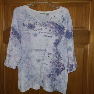 Women's floral shirt